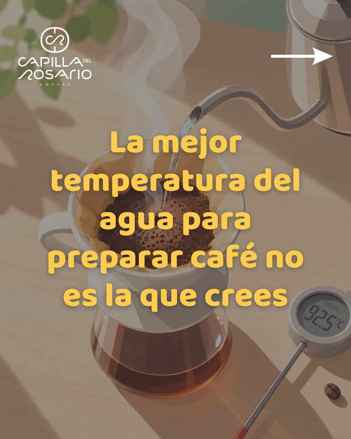 La mejor temperatura del agua para preparar café no es la que crees