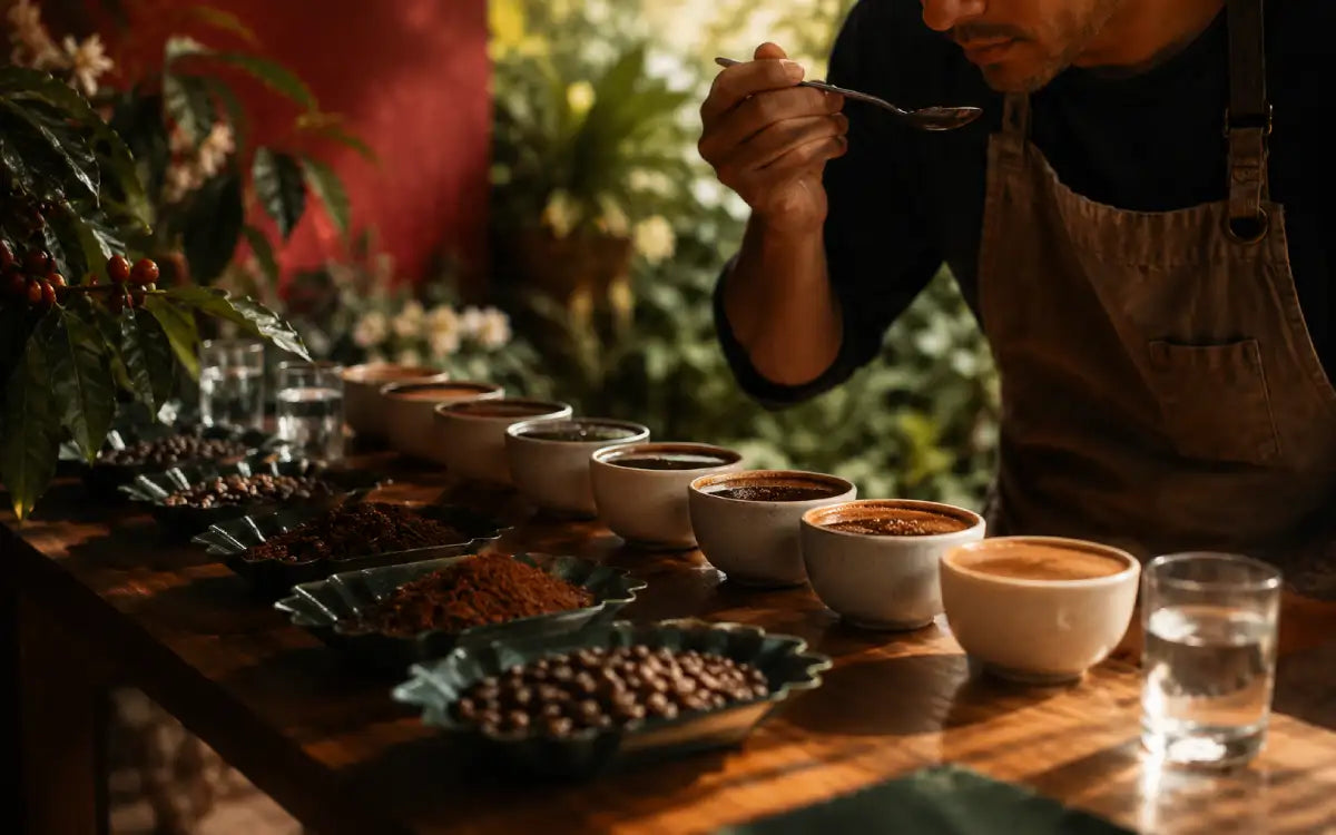 Coffee tasting: a journey through the perception of flavor